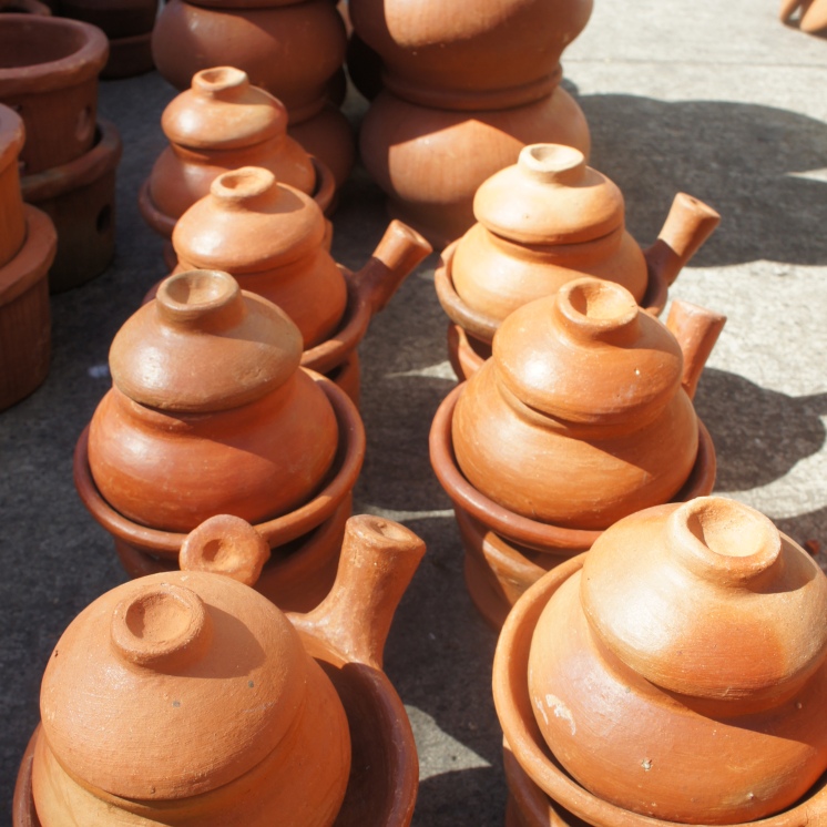 Clay toy pots and pans from Tiwi, Albay